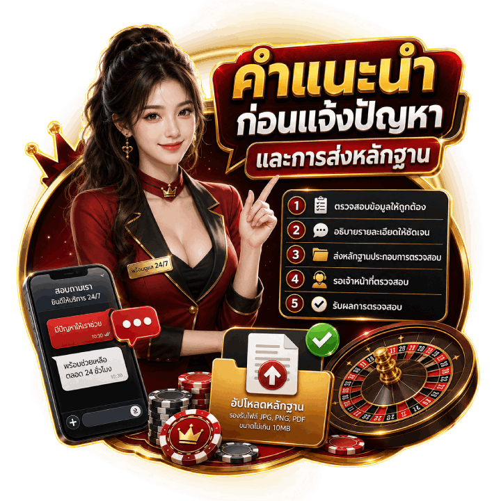 คำแนะนำก่อนแจ้งปัญหา